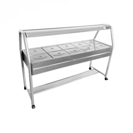 Carro Térmico IBET Tradicional 10 Cubas GN 1/2X200
