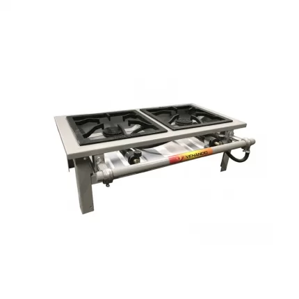 Fogão Industrial Venâncio Vulcão 2 Bocas 30X30 Mesa<br/>