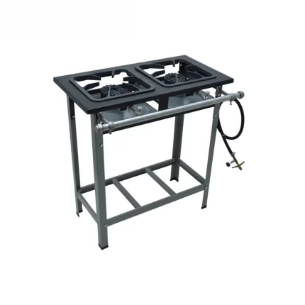 Fogão Industrial Alta Pressão Metalmaq 2 Bocas 30X30 <br/>