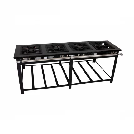 Fogão Industrial Venâncio Maxi 4 Bocas 40X40 C/ Pé<br/>