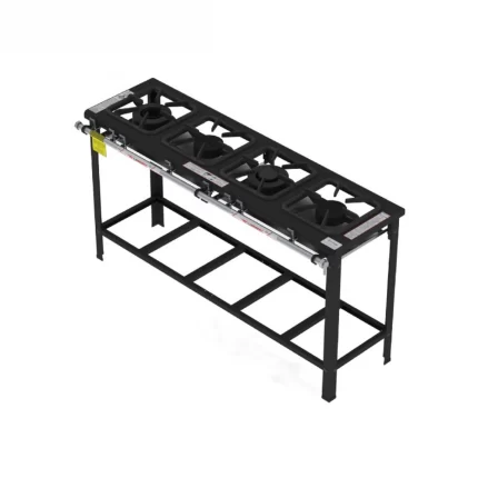 Fogão Industrial Gastromaq 4 Bocas Mistas 30X30