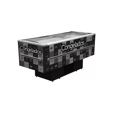 Ilha Congelados Fricon 568L Adesivada 110V